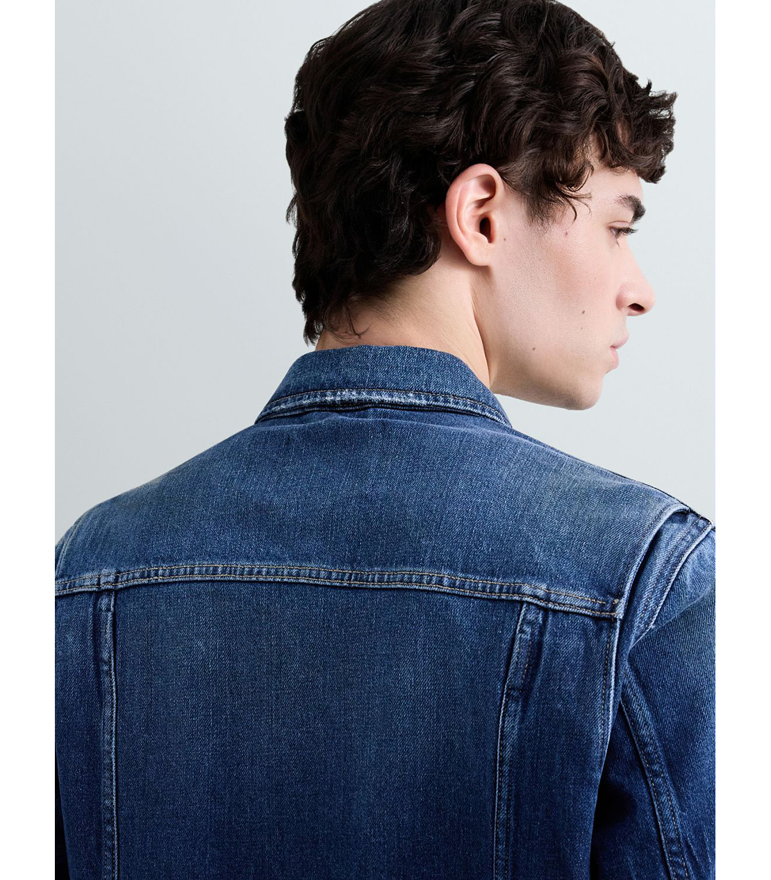 FC BAYERN着用 ヴィンテージ風 デニムジャケット 詳細画像 ダークブルー 7